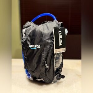 CamelBak Black Hydration Backpack with Blue Tube